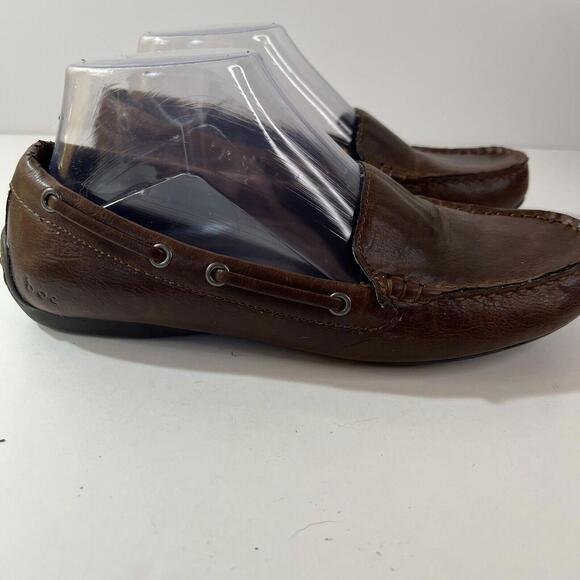 Boc Born Loafers Womens Size 7M Brown Faux Leather Driving Shoes Vegan - Picture 5 of 9